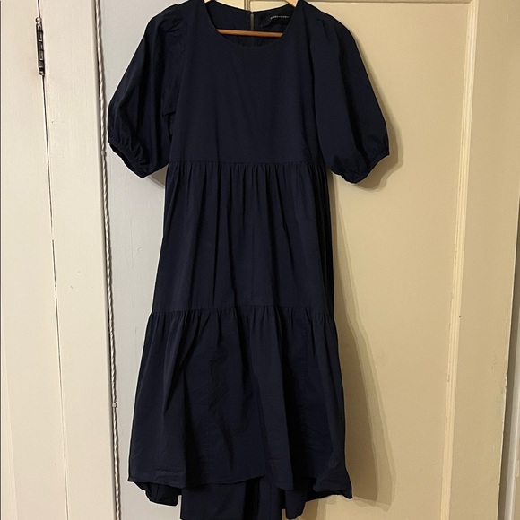 Code Mode Navy Tiered Dress - Picture 1 of 3